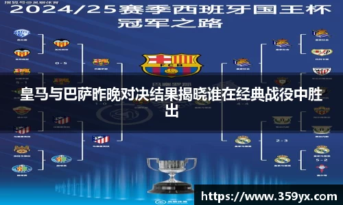 皇马与巴萨昨晚对决结果揭晓谁在经典战役中胜出